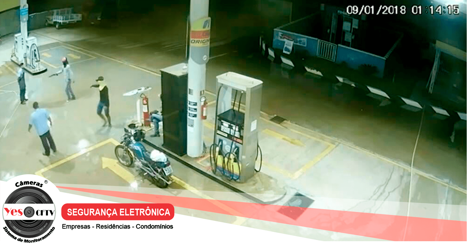 CFTV (Circuito fechado de TV) para seu posto de Gasolina